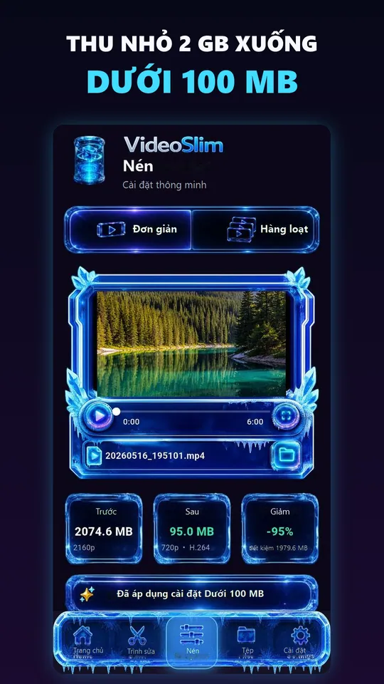 Chọn chính xác cách bạn muốn nén