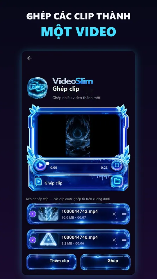Ghép clip mà không cần trình chỉnh sửa phức tạp